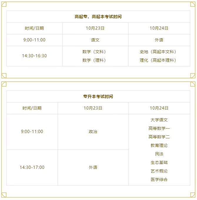 注意 | 2021年成考考試時(shí)間公布，速速備考！